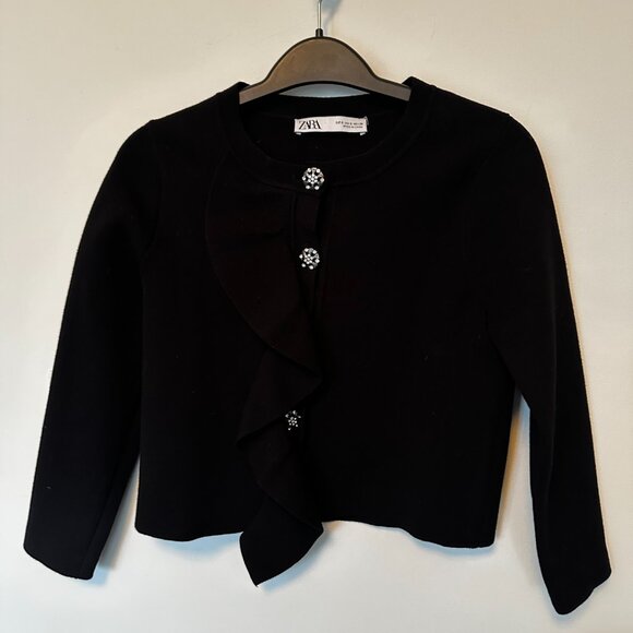 2 pc Bundle: XS Bolero (ptp16, L16.5) & Pleated Sleeveless Dress(L:48, PTP:15-19 - Picture 5 of 11